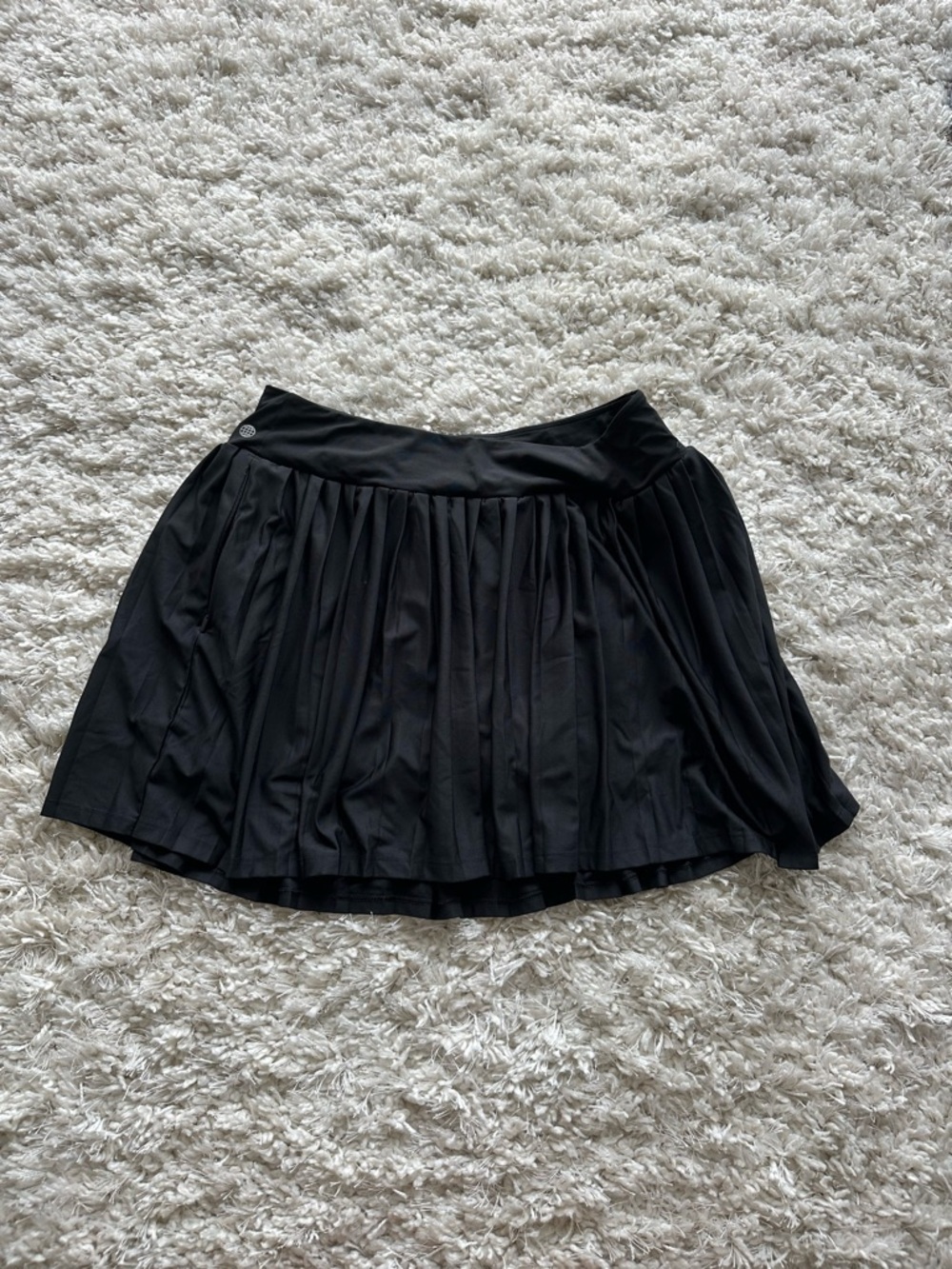 adidas Black Pleated golf skirt